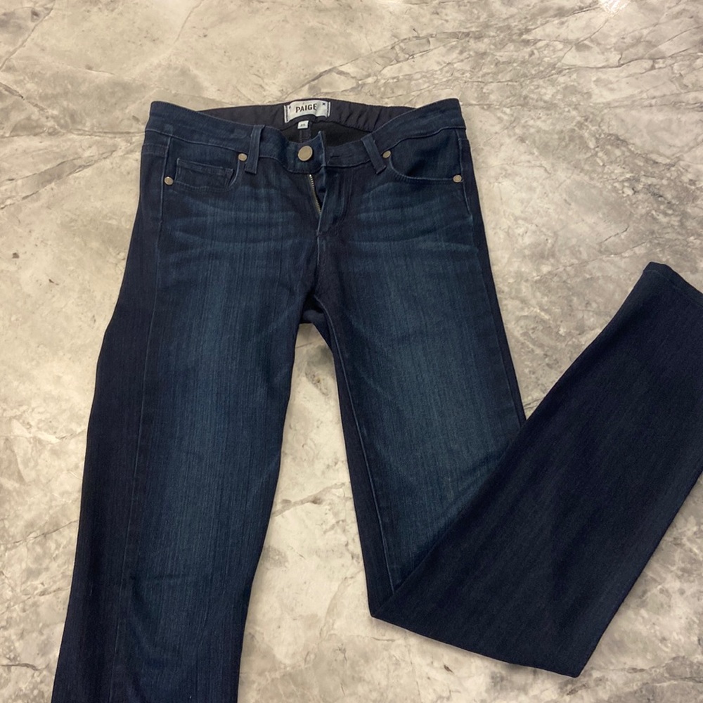 EUC PAIGE Skyline Strait stretch denim